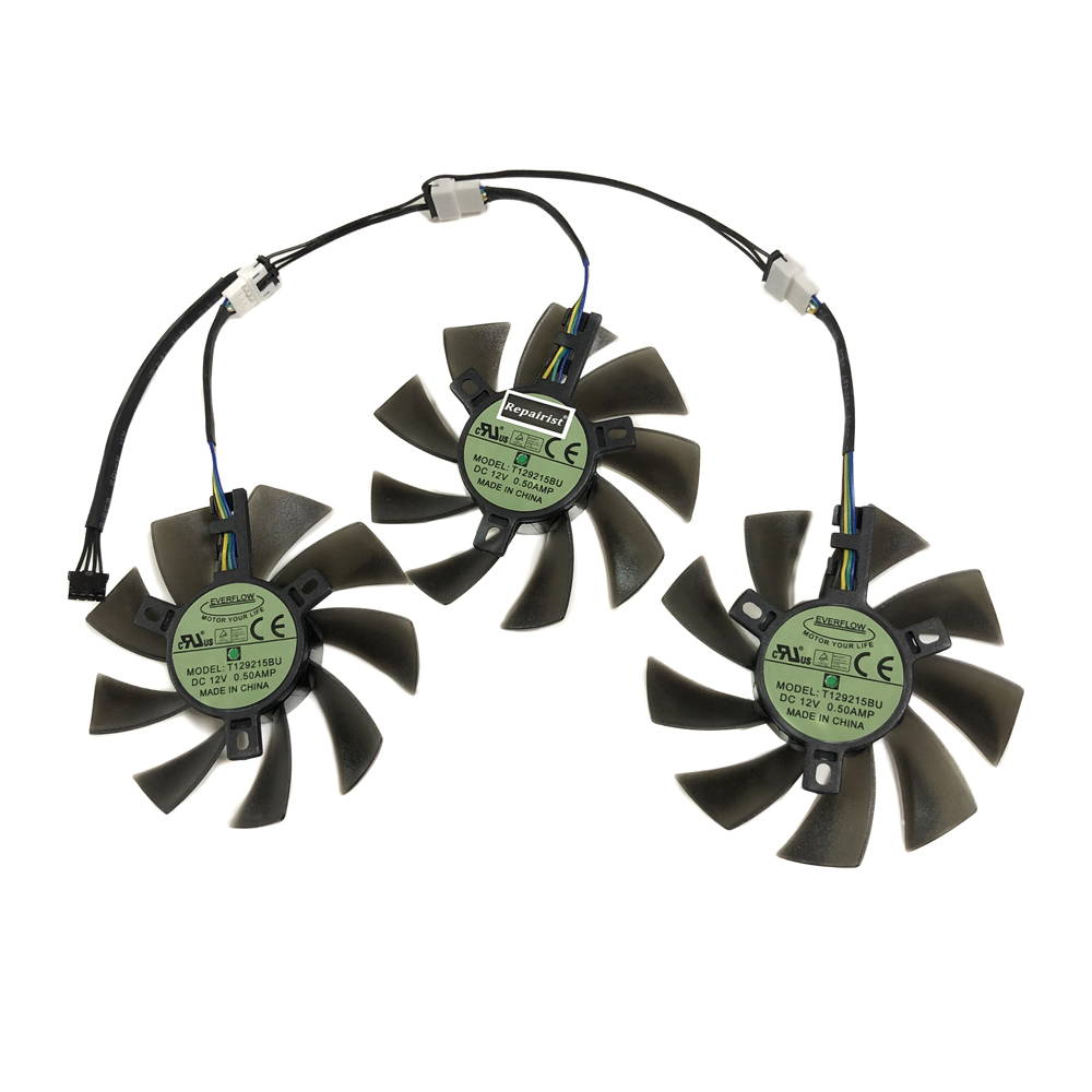 3Pcs/Set,DIY T129215BU,Graphic - Rx 5700 Xt 8Gb Video Card 评论和价格