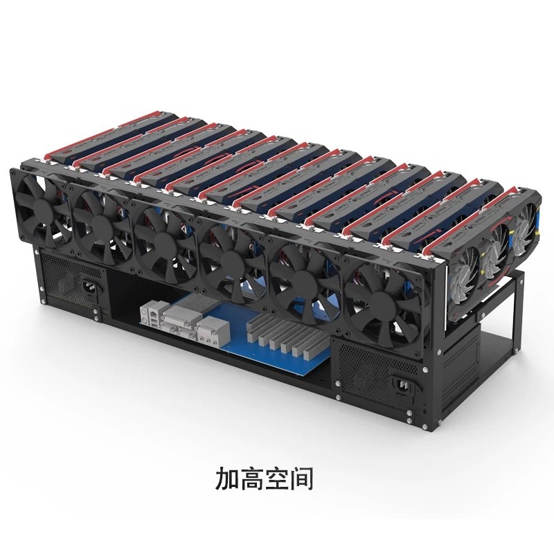 12 GPU Mining Rig Frame Open A - 12 Gpu Open Air Frame Case 评论和价格