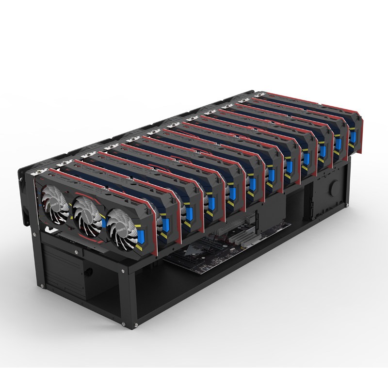 12 GPU Mining Rig Frame Open A - 12 Gpu Open Air Frame Case 评论和价格